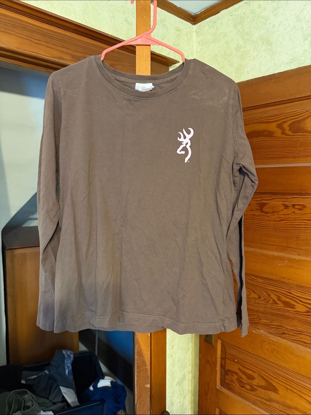 Browning Brown Long Sleeve Logo Tee